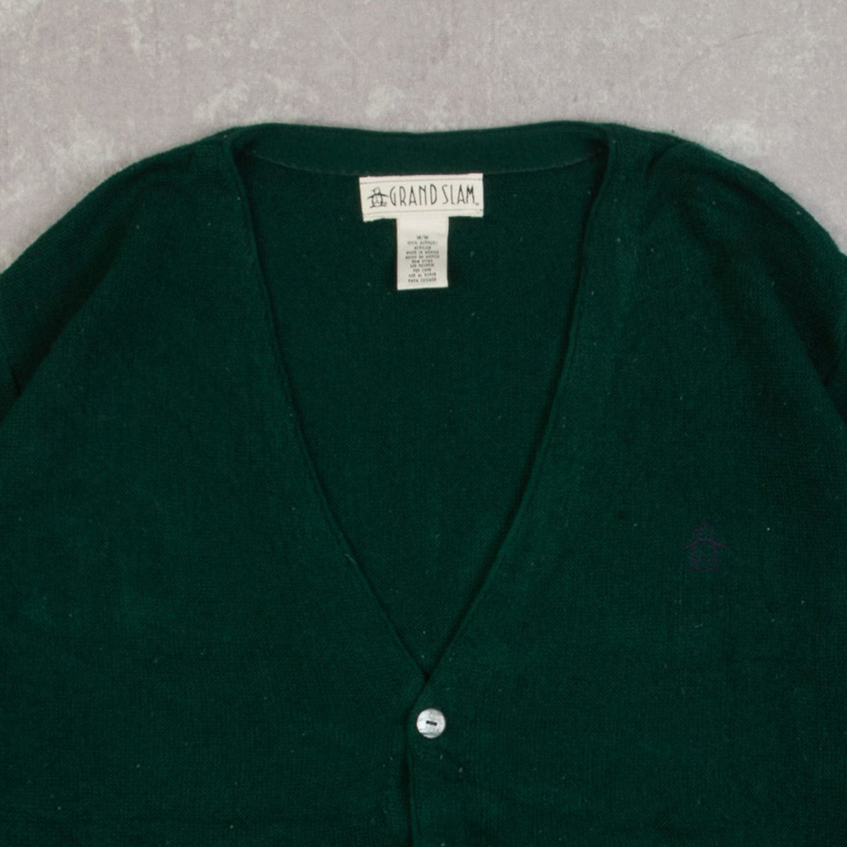 MEN'S VINTAGE 1990S KNITTED CARDIGAN - MEDIUM