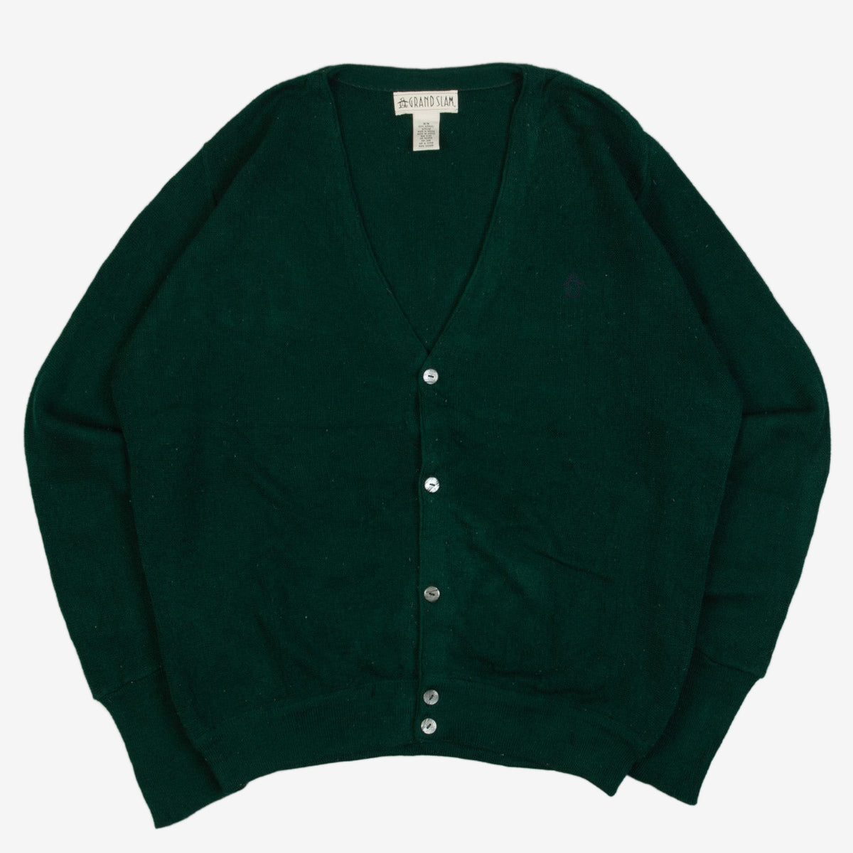 MEN'S VINTAGE 1990S KNITTED CARDIGAN - MEDIUM