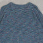 MEN'S VINTAGE 1980S STRUCTURED PATTERNED KNITTED JUMPER - MEDIUM