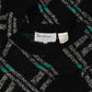 WOMEN'S VINTAGE 1980S PATTERNED KNITTED JUMPER - LARGE