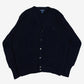 MEN'S VINTAGE 1980S IZOD KNITTED CARDIGAN - LARGE