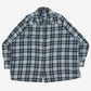 MEN'S VINTAGE 1990S CHECKED WESTERN SHIRT - XX-LARGE