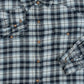 MEN'S VINTAGE 1990S CHECKED WESTERN SHIRT - XX-LARGE