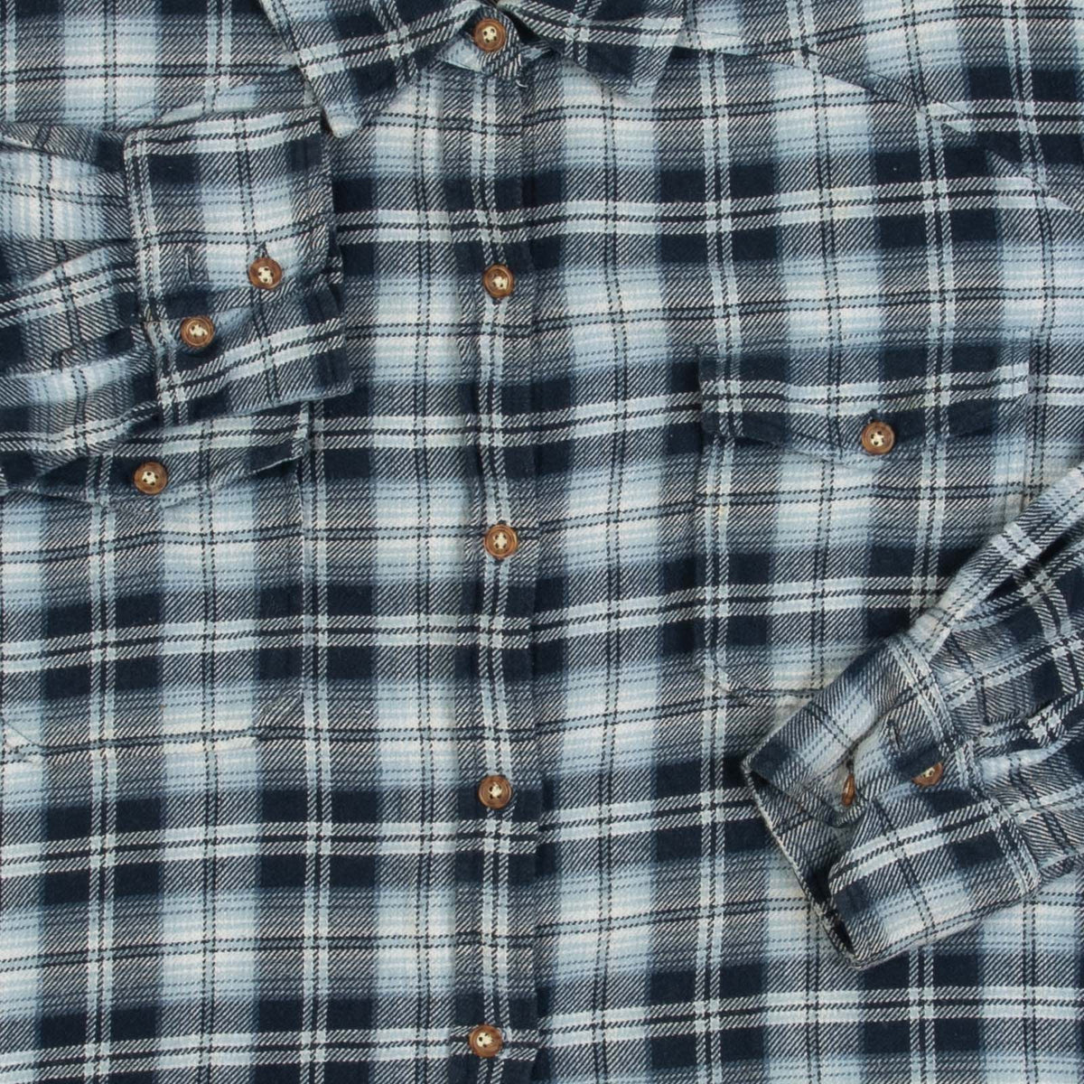 MEN'S VINTAGE 1990S CHECKED WESTERN SHIRT - XX-LARGE