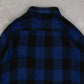 MEN'S VINTAGE 1980S CHECKED WOOL STYLE SHIRT - X-LARGE
