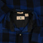 MEN'S VINTAGE 1980S CHECKED WOOL STYLE SHIRT - X-LARGE