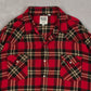 MEN'S VINTAGE 1990S CHECKED LONG SLEEVED SHIRT - XX-LARGE