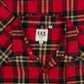 MEN'S VINTAGE 1990S CHECKED LONG SLEEVED SHIRT - XX-LARGE