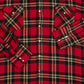 MEN'S VINTAGE 1990S CHECKED LONG SLEEVED SHIRT - XX-LARGE
