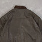 MEN'S VINTAGE 1980S LEATHER BOMBER JACKET - LARGE