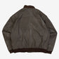 MEN'S VINTAGE 1980S LEATHER BOMBER JACKET - LARGE