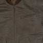 MEN'S VINTAGE 1980S LEATHER BOMBER JACKET - LARGE