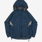 WOMEN'S VINTAGE 1990S FLEECE LINED HOODED WATERPROOF JACKET - SMALL