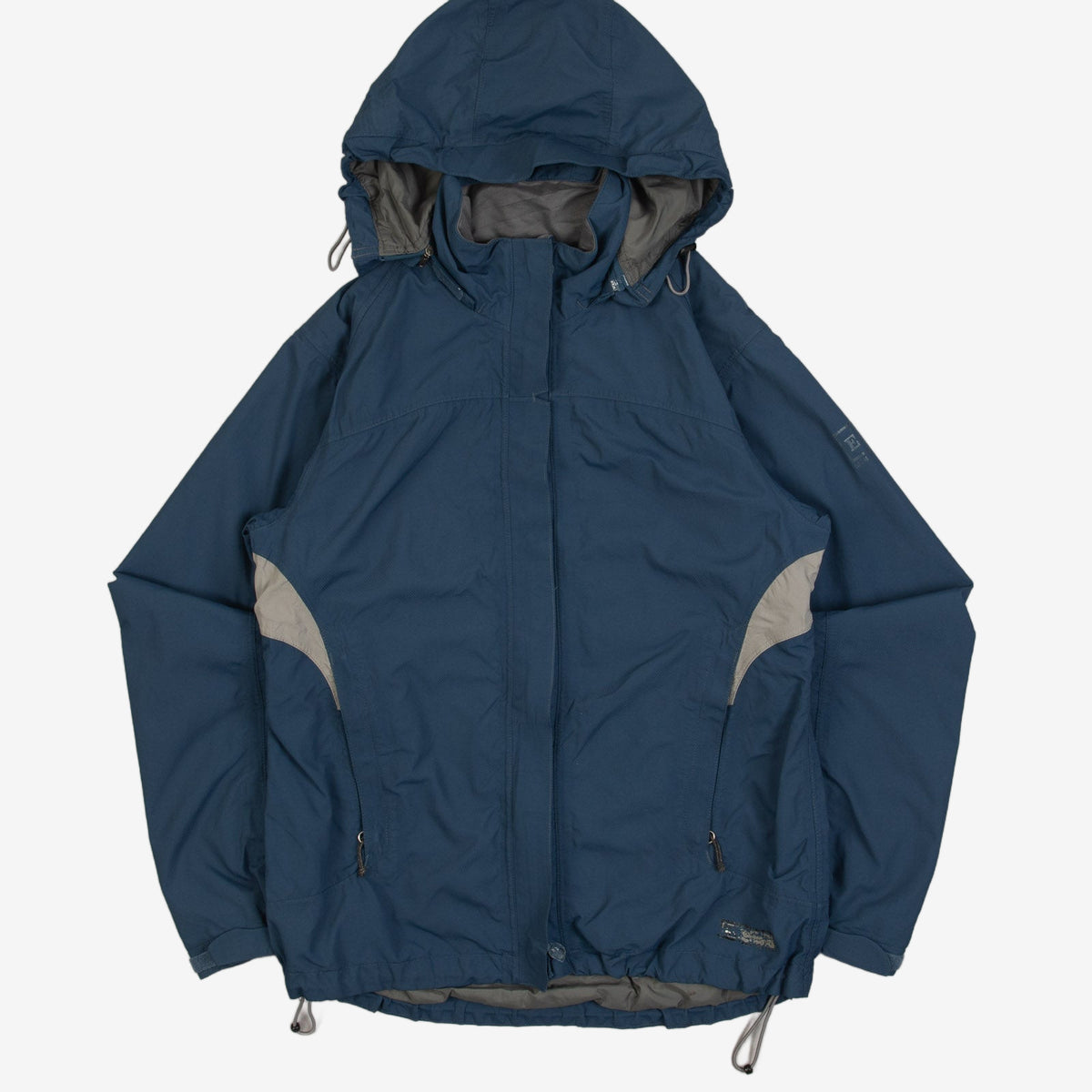 WOMEN'S VINTAGE 1990S FLEECE LINED HOODED WATERPROOF JACKET - SMALL