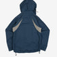 WOMEN'S VINTAGE 1990S FLEECE LINED HOODED WATERPROOF JACKET - SMALL