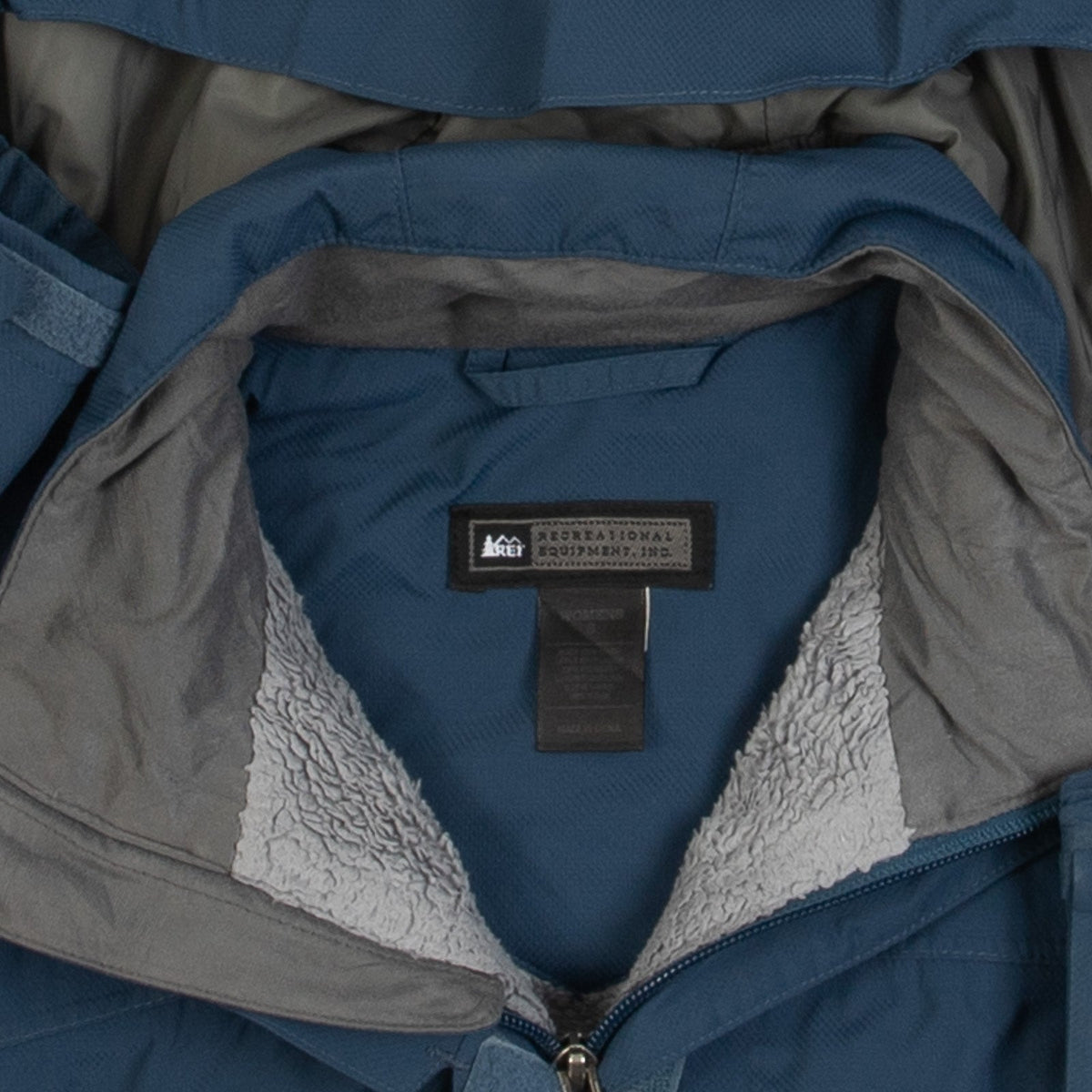 WOMEN'S VINTAGE 1990S FLEECE LINED HOODED WATERPROOF JACKET - SMALL
