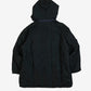 MEN'S VINTAGE 1980S HOODED SHERPA COLLARED PARKA JACKET - X-LARGE