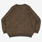 WOMEN'S VINTAGE 1980S IL GRANCHIO PATTERNED KNITTED JUMPER - X-LARGE