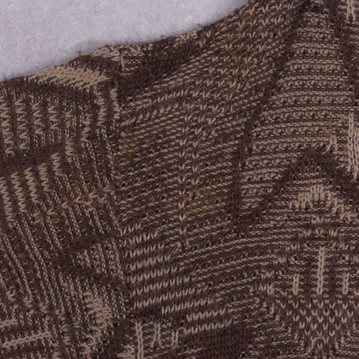 WOMEN'S VINTAGE 1990S STRUCTURED PATTERNED JUMPER - LARGE