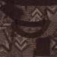 WOMEN'S VINTAGE 1990S STRUCTURED PATTERNED JUMPER - LARGE