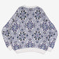 MEN'S VINTAGE 1980S STAR PATTERNED KNITTED JUMPER - LARGE