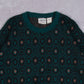 WOMEN'S VINTAGE 1990S PATTERNED KNITTED JUMPER - LARGE