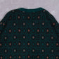 WOMEN'S VINTAGE 1990S PATTERNED KNITTED JUMPER - LARGE