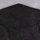 MEN'S VINTAGE 1990S LEATHER GILET VEST JACKET - X-LARGE