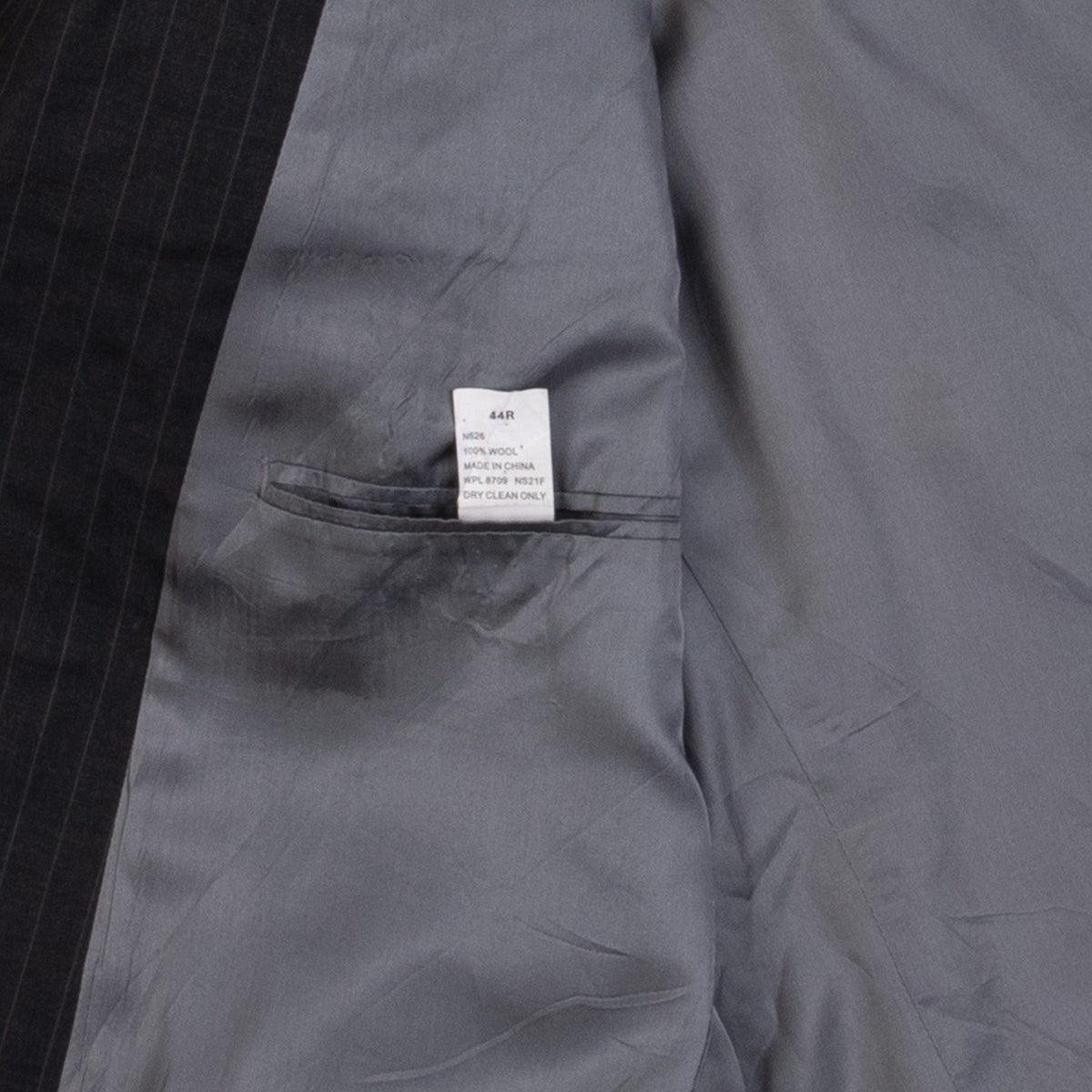 MEN'S VINTAGE NAUTICA PINSTRIPE BLAZER SUIT JACKET - LARGE