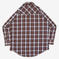 MEN'S VINTAGE 1980S CHECKED WESTERN SHIRT - X-LARGE