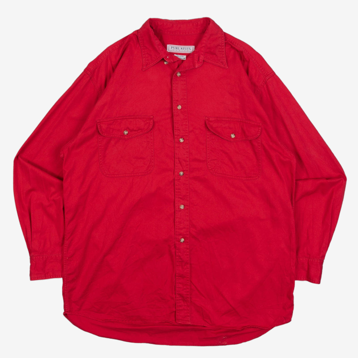 MEN'S VINTAGE 1990S LONG SLEEVE SHIRT - LARGE