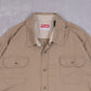 MEN'S VINTAGE 1990S WRANGLER LONG SLEEVE SHIRT - X-LARGE