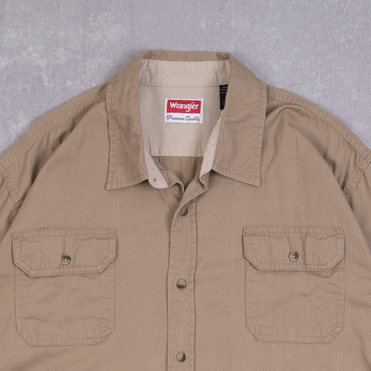MEN'S VINTAGE 1990S WRANGLER LONG SLEEVE SHIRT - X-LARGE