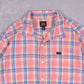 MEN'S VINTAGE 1990S LEE CHECKED LONG SLEEVE SHIRT - LARGE