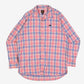 MEN'S VINTAGE 1990S LEE CHECKED LONG SLEEVE SHIRT - LARGE