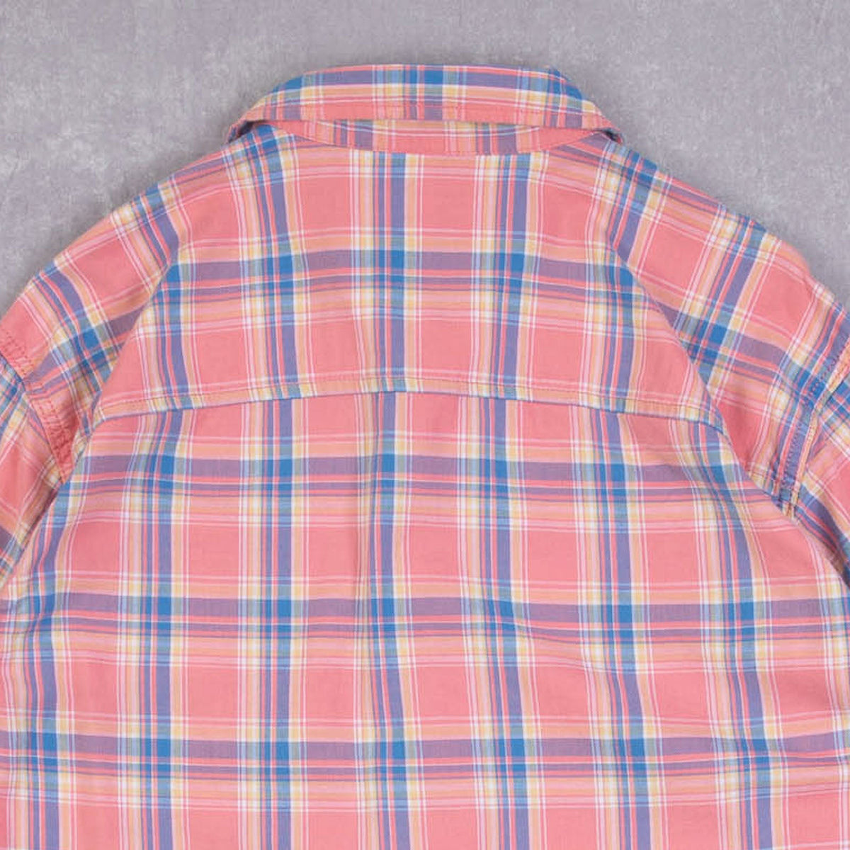 MEN'S VINTAGE 1990S LEE CHECKED LONG SLEEVE SHIRT - LARGE