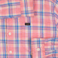 MEN'S VINTAGE 1990S LEE CHECKED LONG SLEEVE SHIRT - LARGE