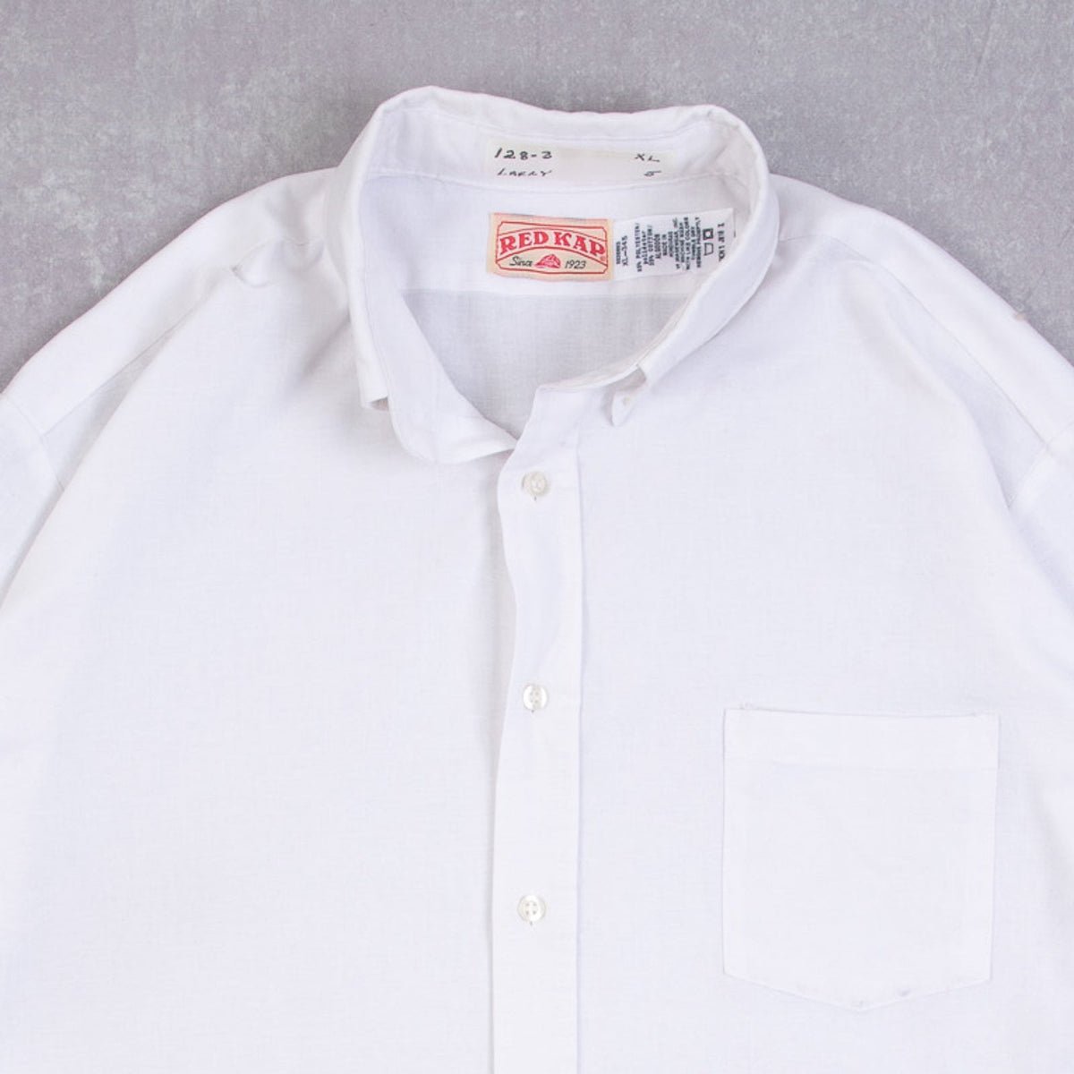 MEN'S VINTAGE 1990S RED KAP LONG SLEEVE SHIRT - X-LARGE