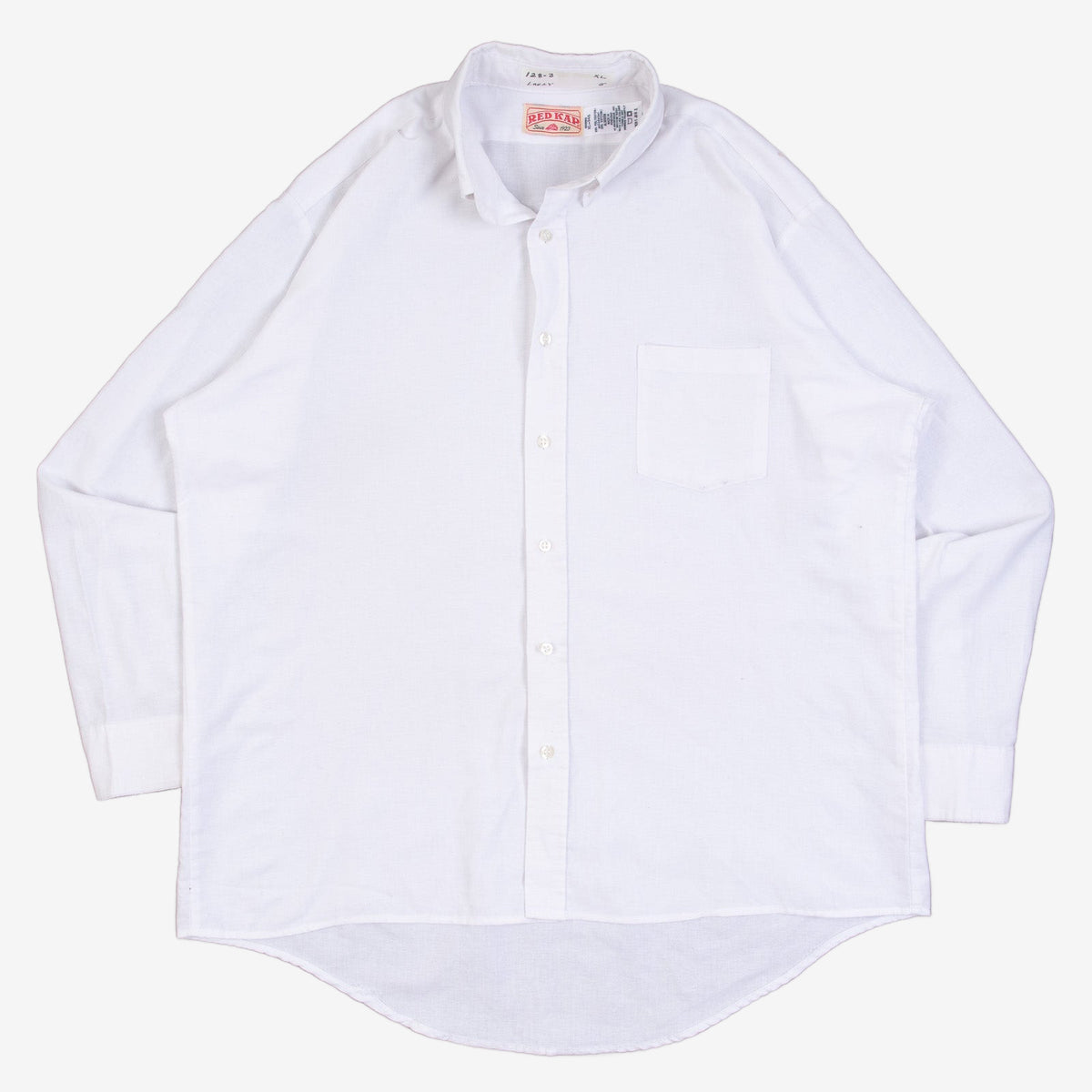 MEN'S VINTAGE 1990S RED KAP LONG SLEEVE SHIRT - X-LARGE