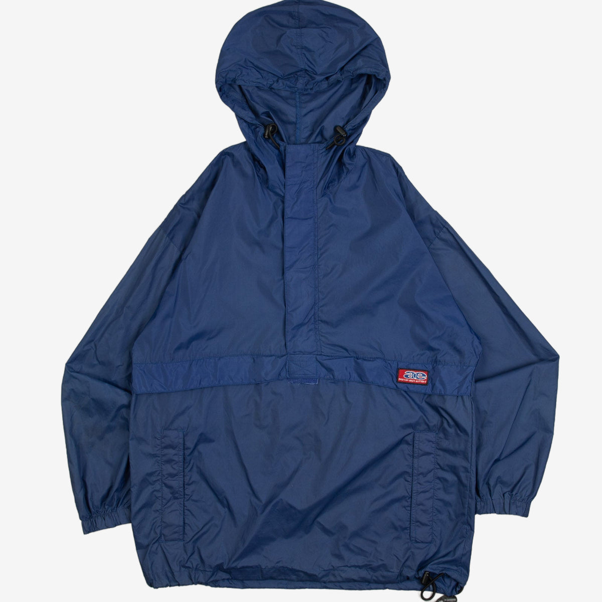 MEN'S VINTAGE HOODED PULLOVER JACKET - SMALL