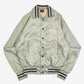 MEN'S VINTAGE 1990S VARSITY SATIN BOMBER JACKET - SMALL