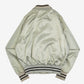 MEN'S VINTAGE 1990S VARSITY SATIN BOMBER JACKET - SMALL