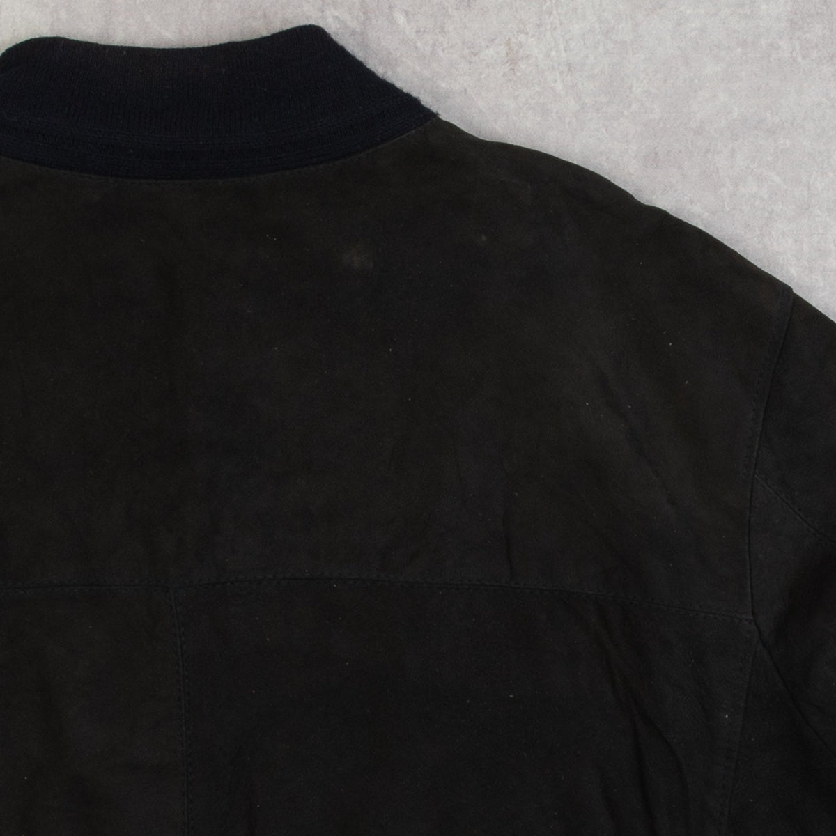 MEN'S VINTAGE 1990S SUEDE BOMBER JACKET - LARGE