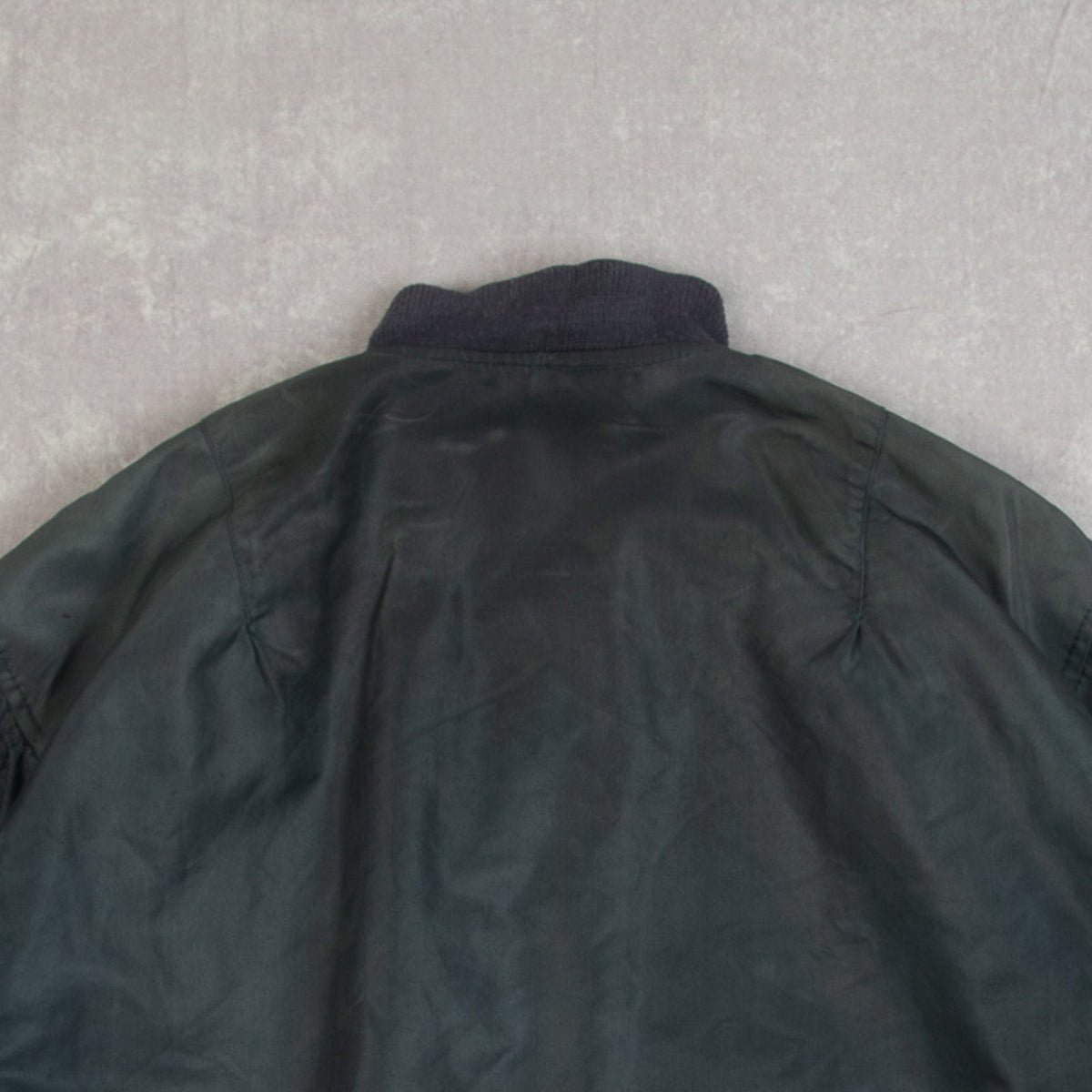 MEN'S VINTAGE 1980S MA1 FLIGHT BOMBER JACKET - LARGE