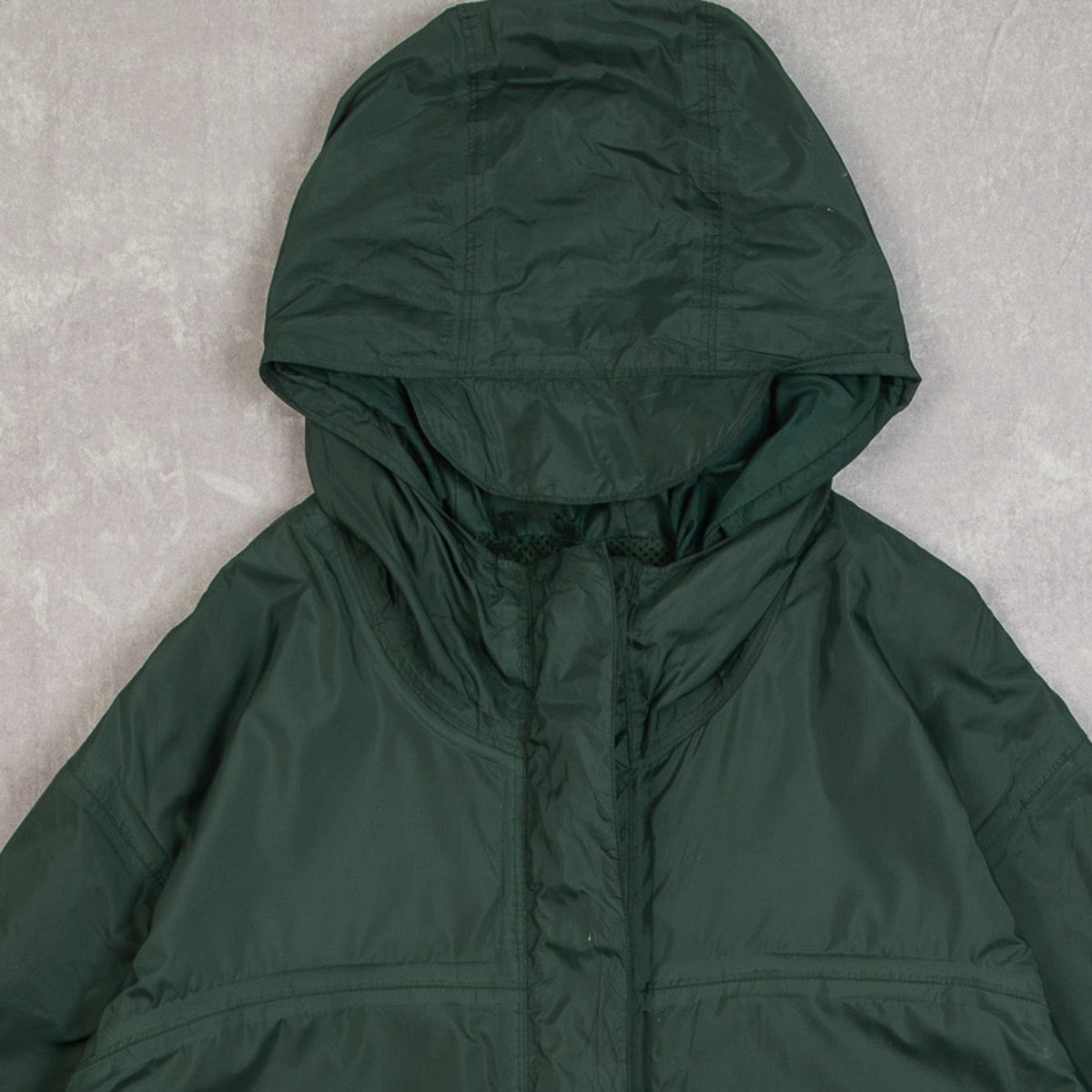 WOMEN'S VINTAGE 1990S HOODED FULL ZIP JACKET - LARGE