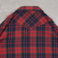 MEN'S VINTAGE 1990S CHECKED WESTERN SHIRT - XX-LARGE