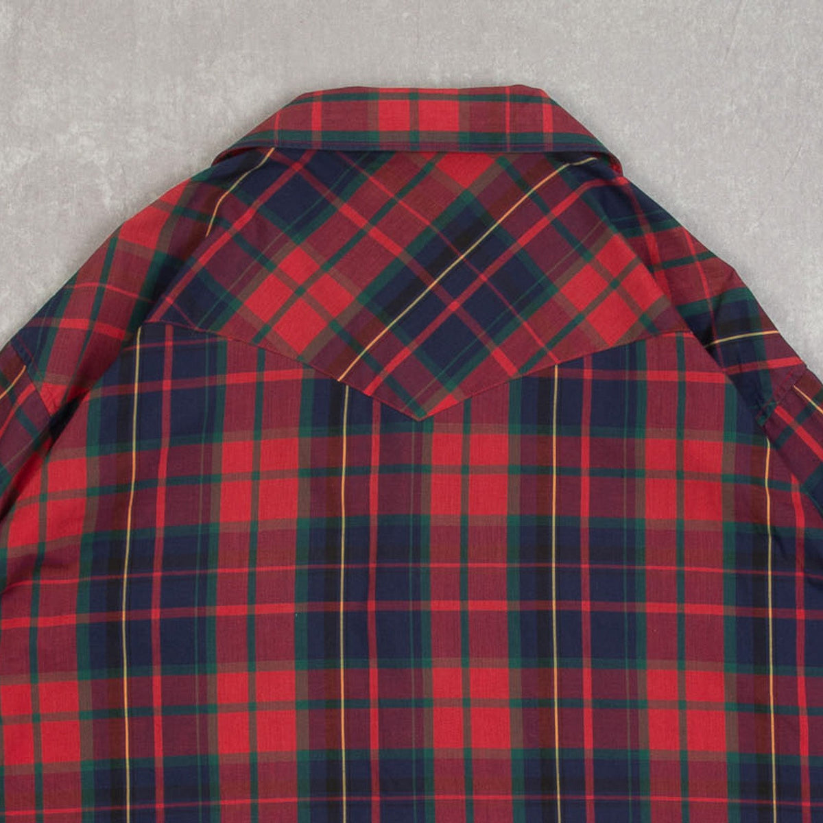 MEN'S VINTAGE 1990S CHECKED WESTERN SHIRT - XX-LARGE