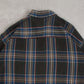 MEN'S VINTAGE 1990S WOOL STYLE CHECKED SHIRT - X-LARGE