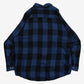MEN'S VINTAGE 1990S WOOL STYLE CHECKED SHIRT - X-LARGE