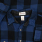 MEN'S VINTAGE 1990S WOOL STYLE CHECKED SHIRT - X-LARGE